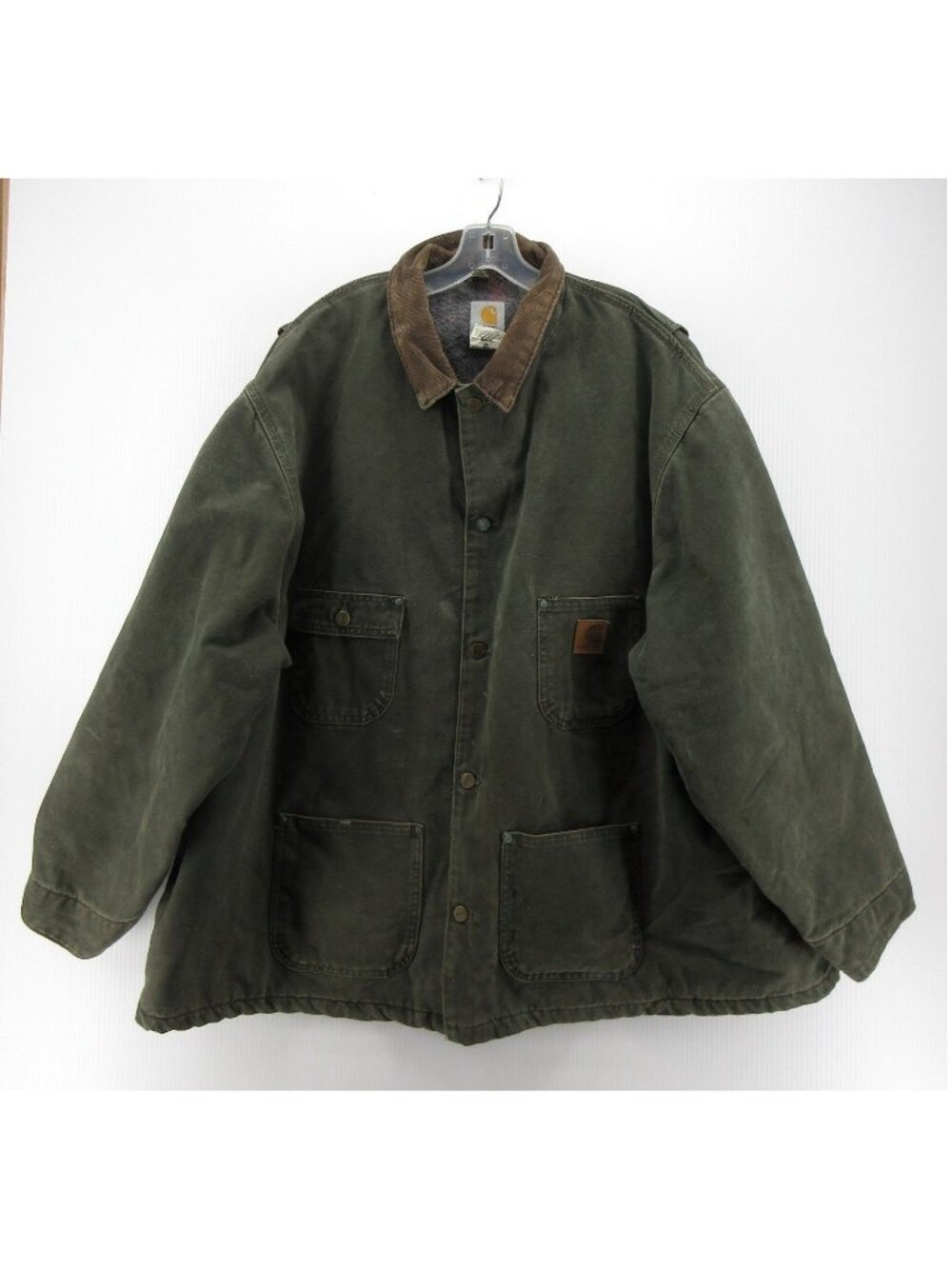 VTG Carhartt Jacket 4XL Barn Chore Coat Blanket Lined Canvas C02MOS *